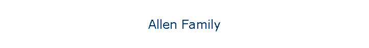Allen Family