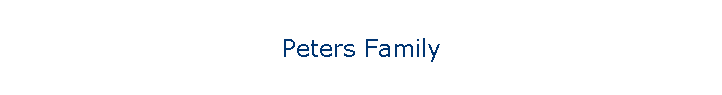 Peters Family
