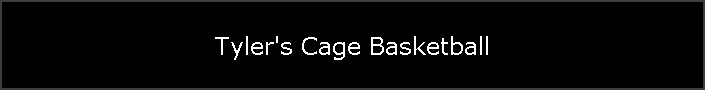 Tyler's Cage Basketball