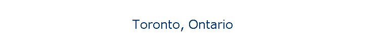 Toronto, Ontario