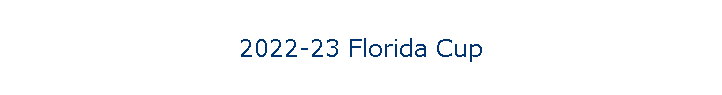 2022-23 Florida Cup
