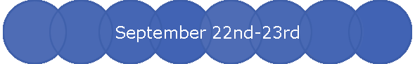 September 22nd-23rd